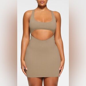 NWOT Skims Swim Cut Out Tank Dress Desert Size L